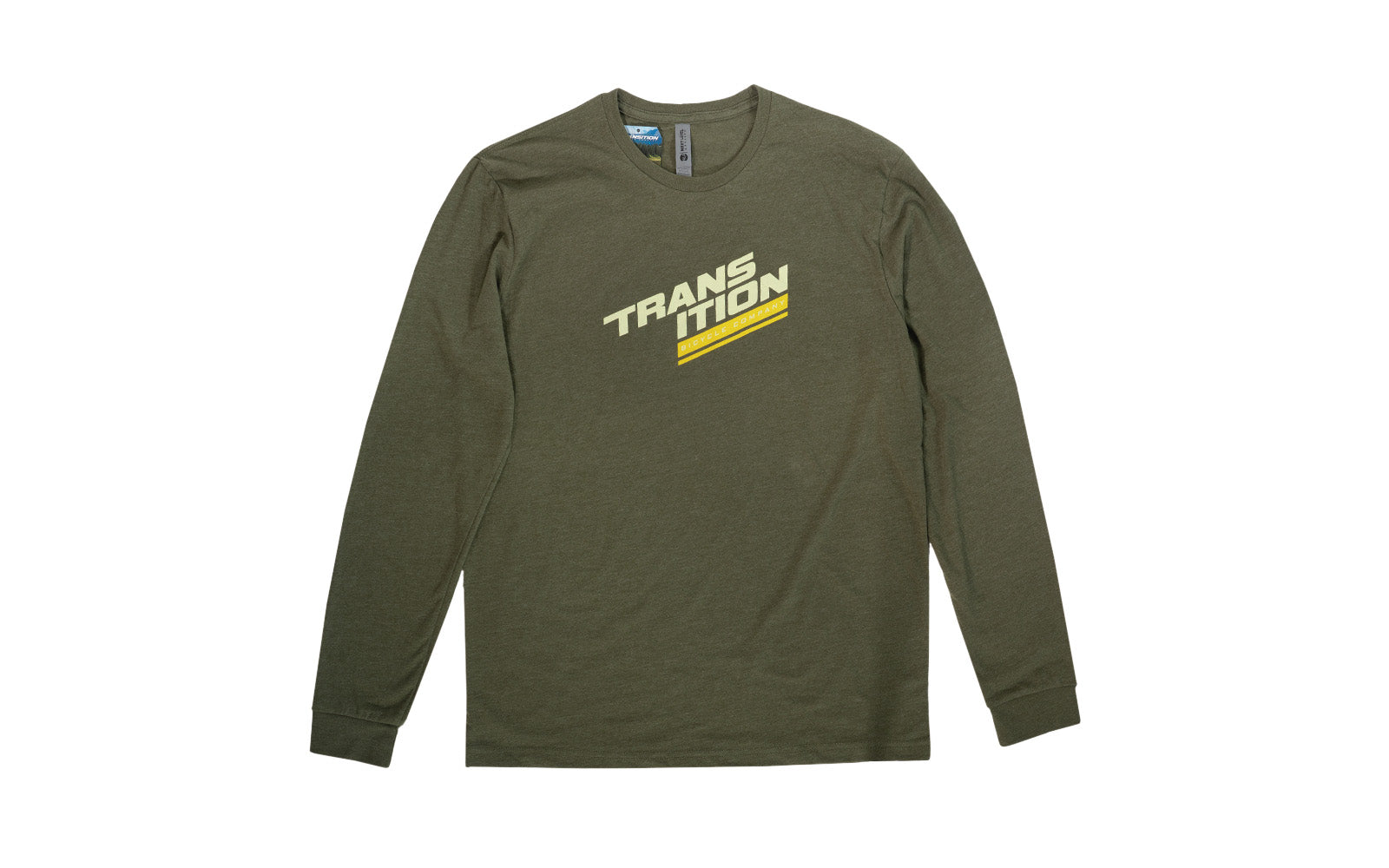 Long Sleeve Stack Logo military Green