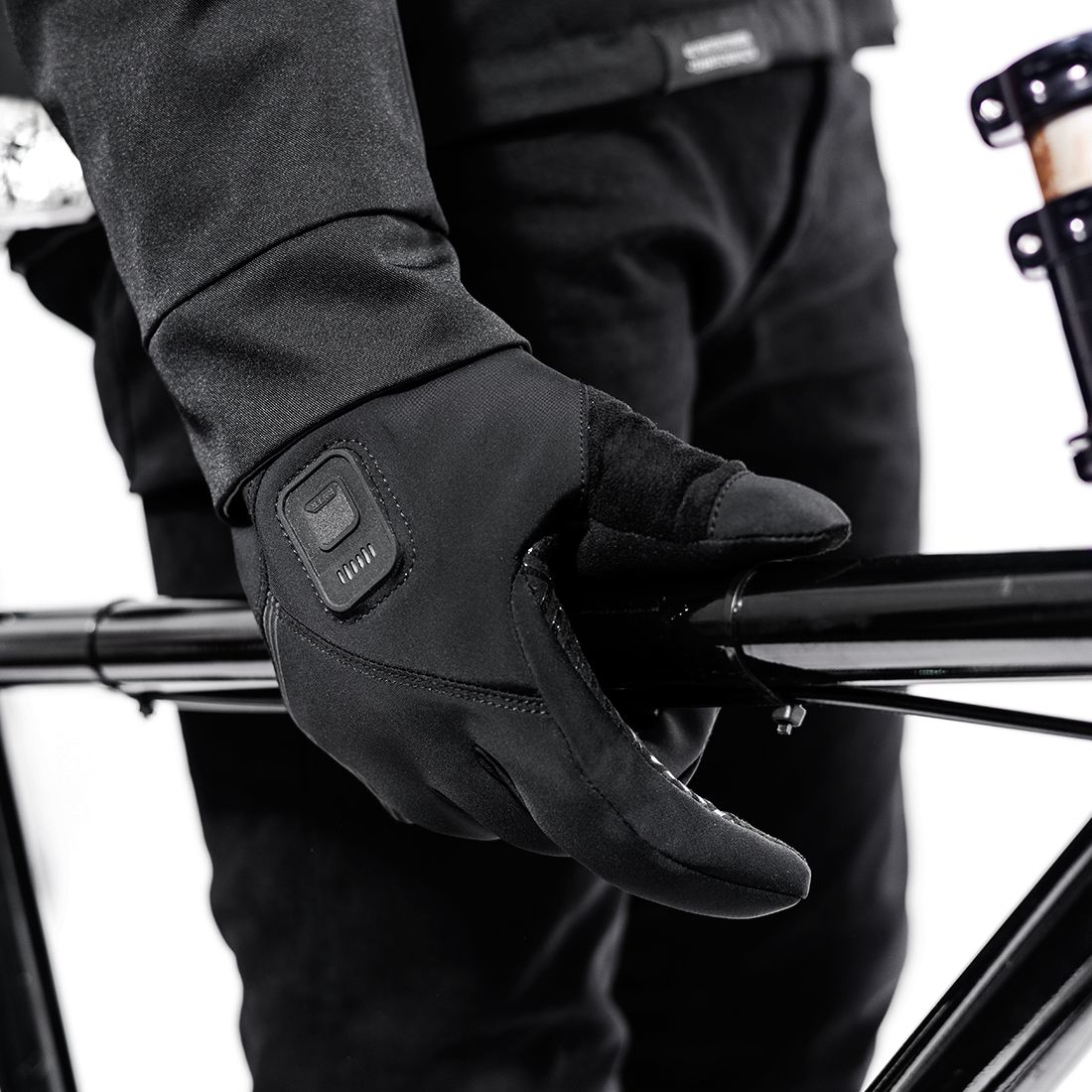 E gloves 4 : Gants chauffants vélo étanches